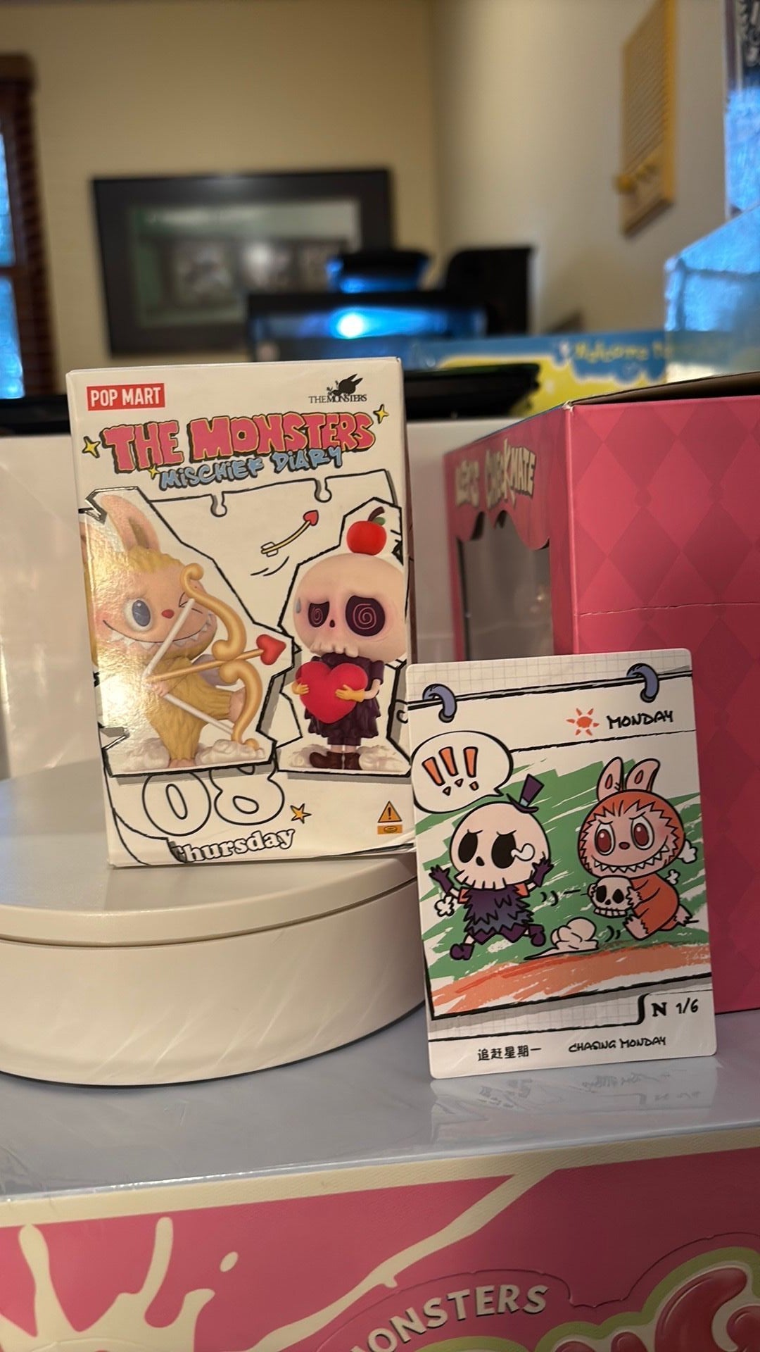 Pop Mart Labubu The Monsters Mischief Diary Series "Chasing Monday"