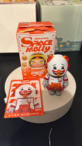 Pop Mart Figurine authentique Mega Space Molly 100 % série Emoji (Pourquoi si sérieux)