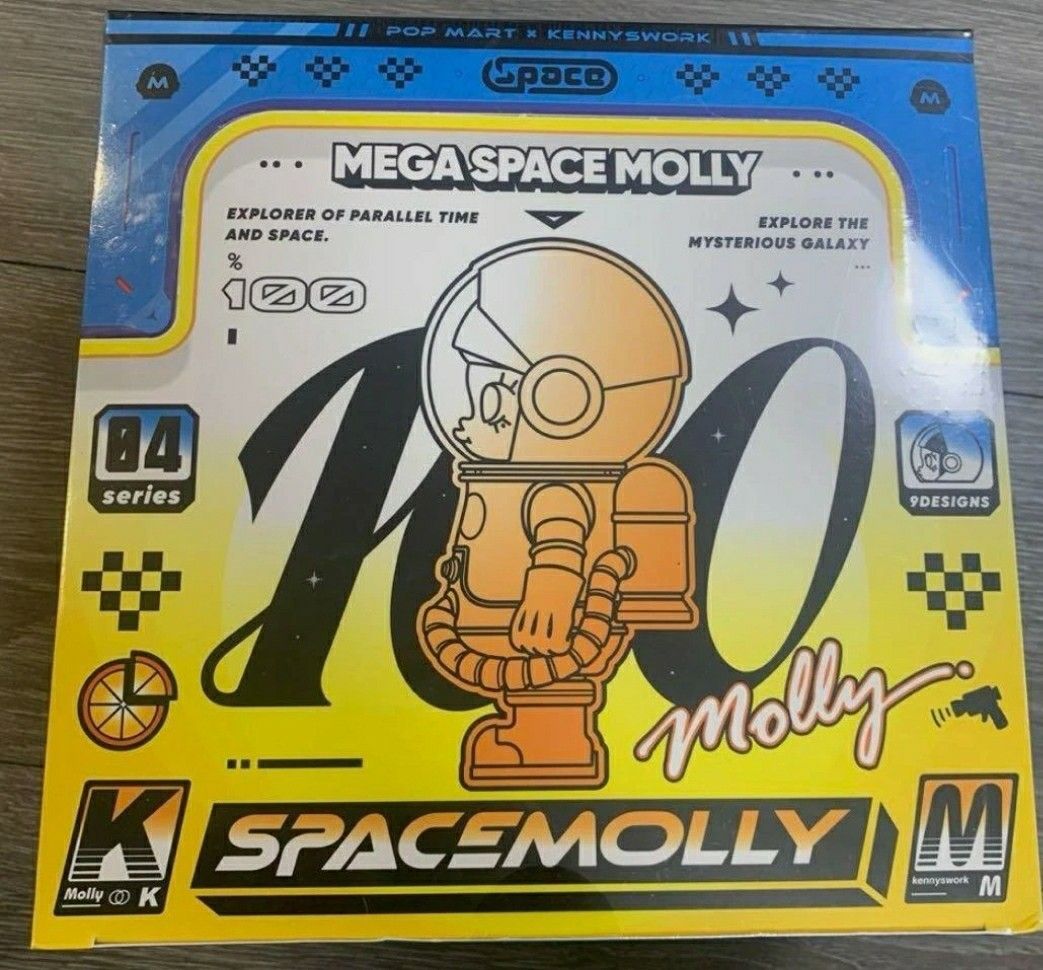 BRAND NEW Authentic Pop Mart Mega Space Molly 100% SET SERIES 04 9/PC SET