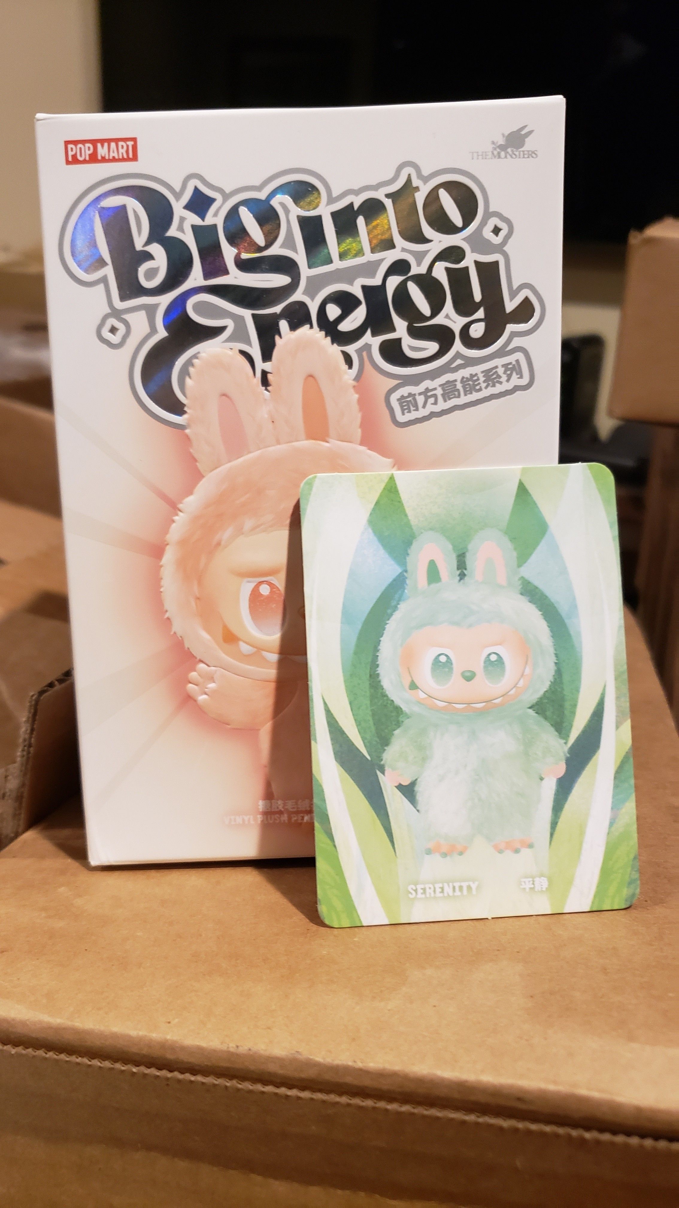 SERENITY BIG INTO ENERGY POP MART LABUBU NEW IN BAG