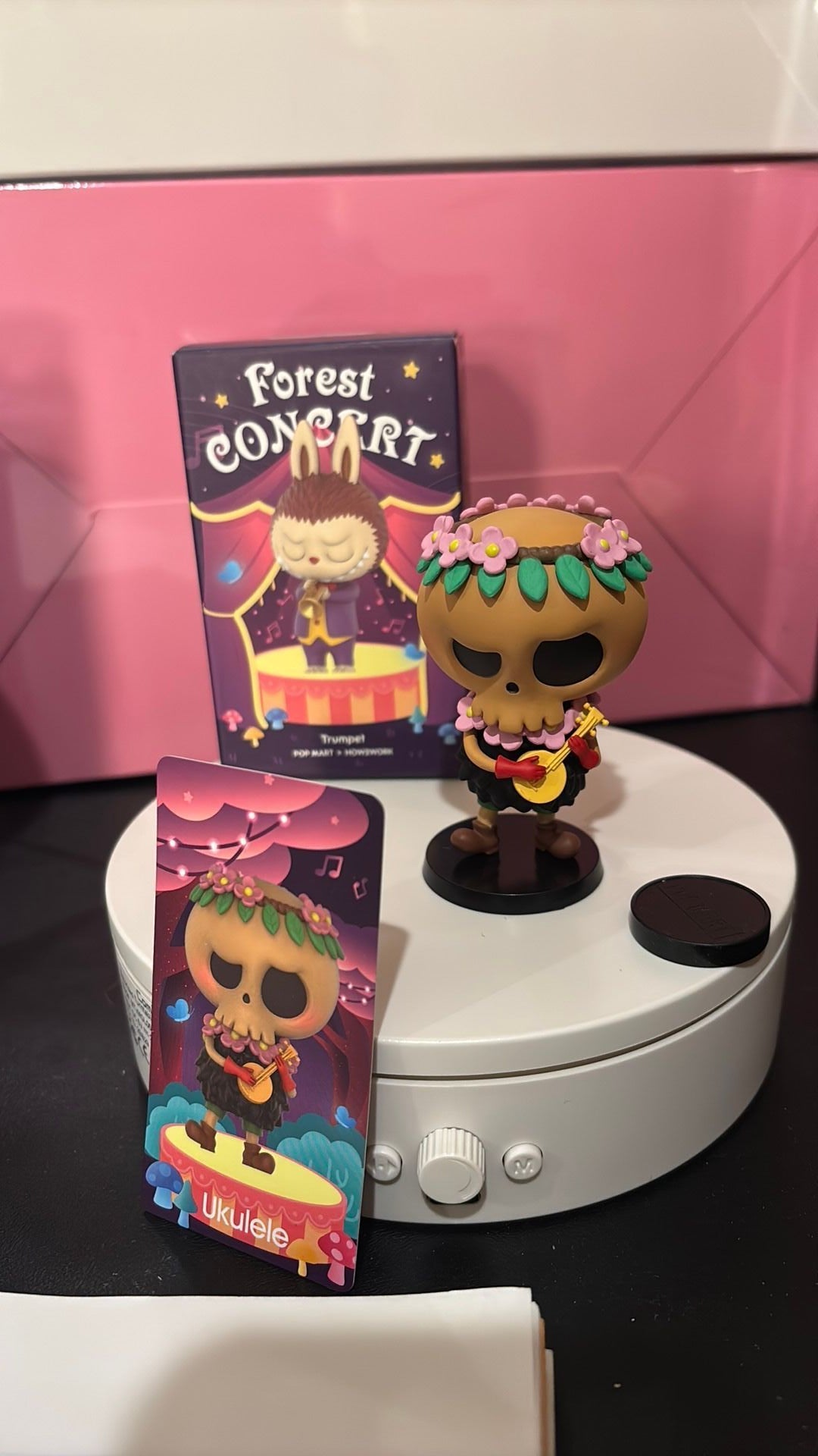 Pop Mart Authentic Labubu The Monsters Forest Concert Series Figure (Ukulele)